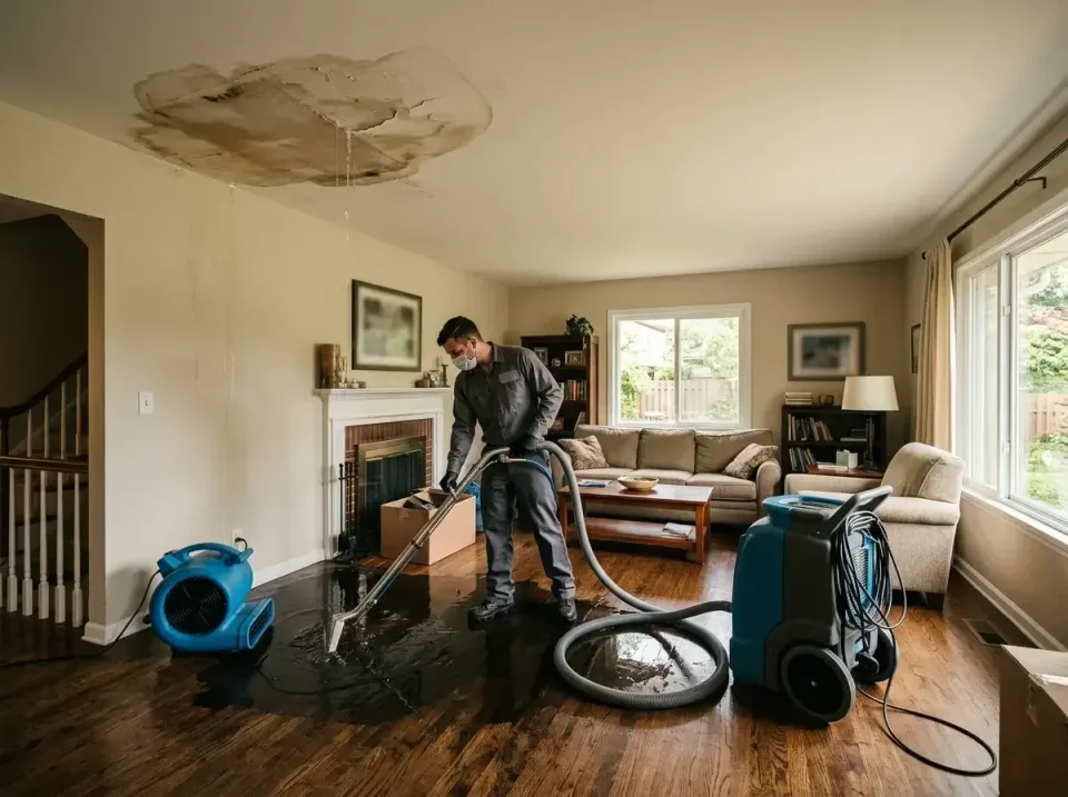 attic-pipe-burst-ceiling-drip-008 — frequently asked questions, Water Damage Restoration & Carpet Care in Hainesville, IL